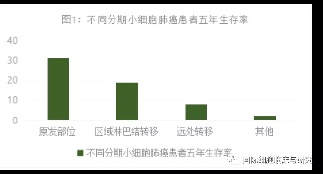 不同分型小细胞肺癌患者五年生存率