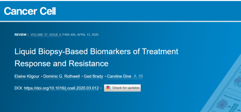 Cancer Cell杂志上发表关于CTC和ctDNA的文章