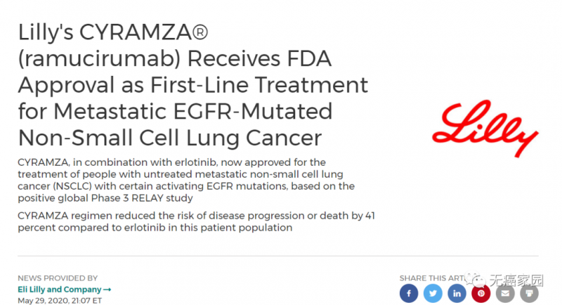 Cyramza+Erlotinib