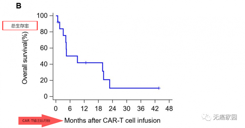 CAR-T细胞疗法治疗总生存率