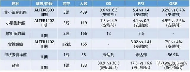 安罗替尼治疗数据