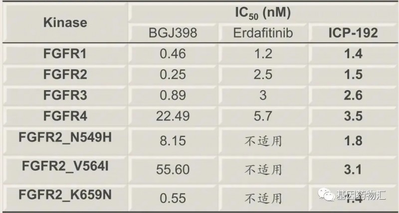 ICP-192耐药突变效果