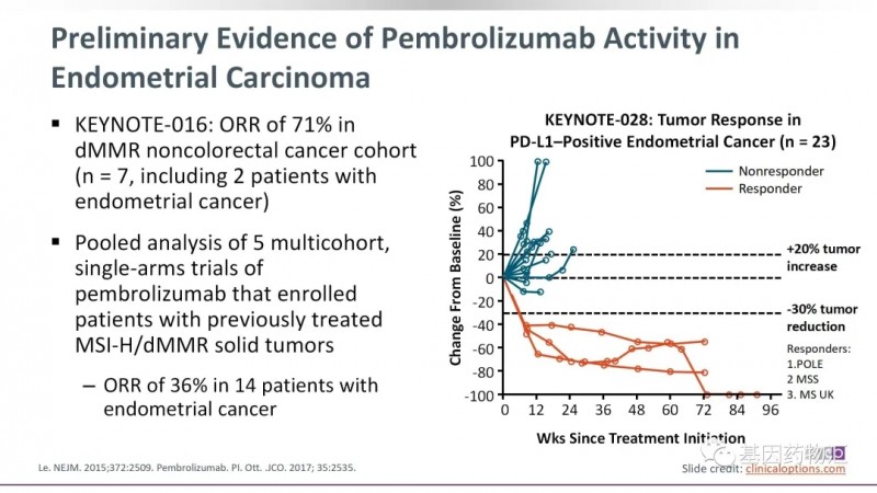 派姆单抗治疗子宫内膜癌数据