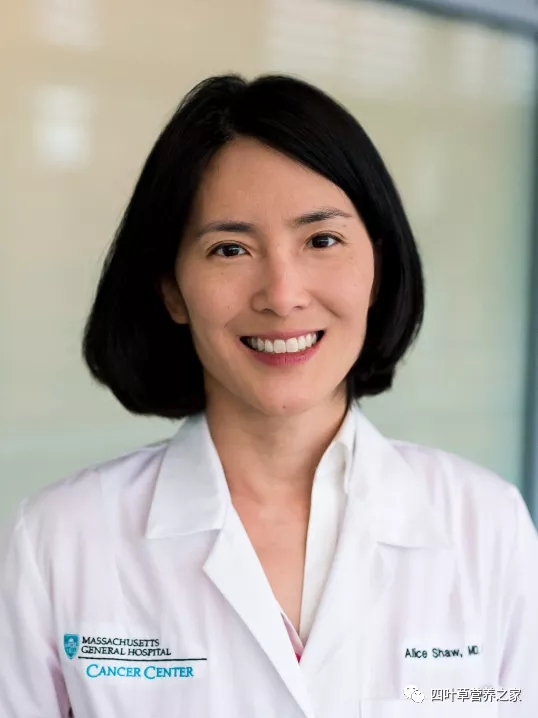 麻省总医院胸外科中心主治医师Alice Shaw, MD, PhD