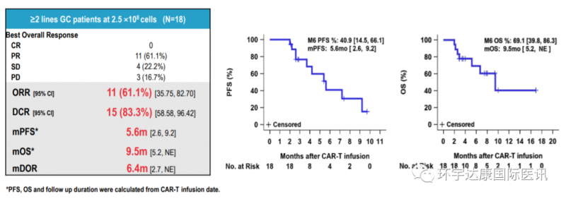 CAR-T治疗胃癌的数据