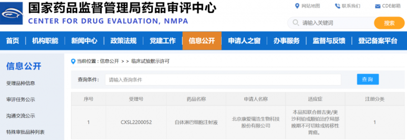 MTCA-CTL细胞免疫疗法获批临床实验