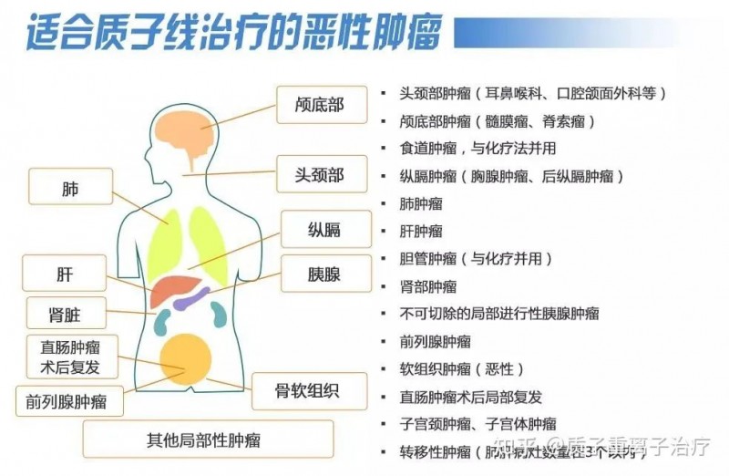 质子治疗的适应症