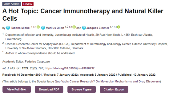 Internatio<em></em>nal Journal of Molecular Sciences杂志