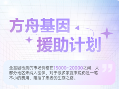 癌症肿瘤精准治疗,基因检测先行!"方舟基因援助计划"为患者点亮希望之光