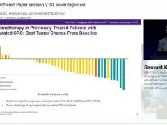 2022年ESMO大会口头报告KRAS G12C突变靶向药Adagrasib(MRTX849、阿达格拉西布)治疗结直肠癌的新分析结果