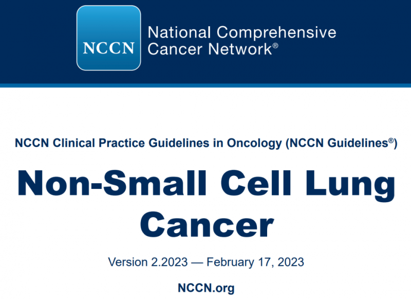 非小细胞肺癌NCCN指