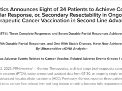 个性化治疗性癌症疫苗GNOS-PV02与免疫检查点抑制剂Keytruda(Pembrolizumab)联用二线治疗肝细胞癌临床试验中获得积极结果