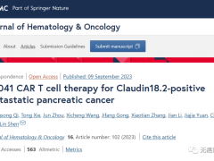 Claudin18.2 CART疗法CT041治疗胰腺癌肿瘤病灶完全消失或大幅缓解