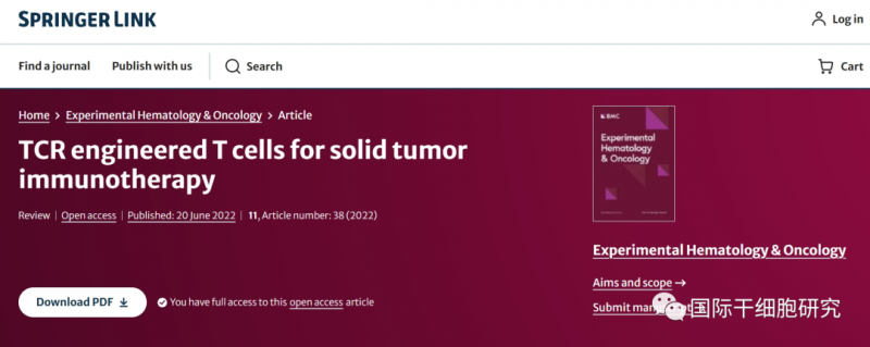Experimental Hematology & Oncology杂志