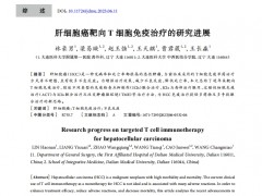 肝细胞癌靶向 T 细胞免疫治疗的研究进展