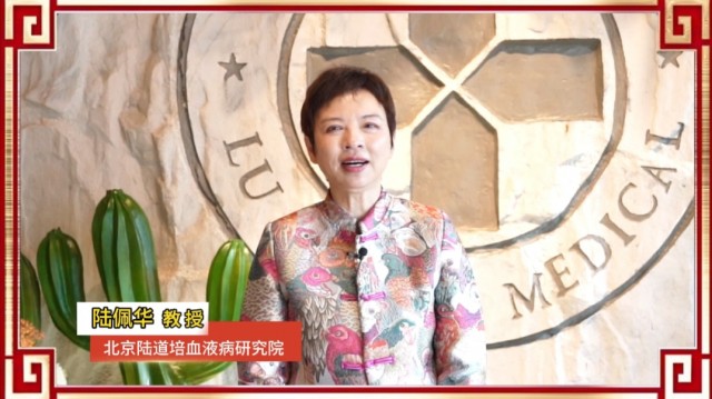 北京陆道培血液病研究院陆佩华教授
