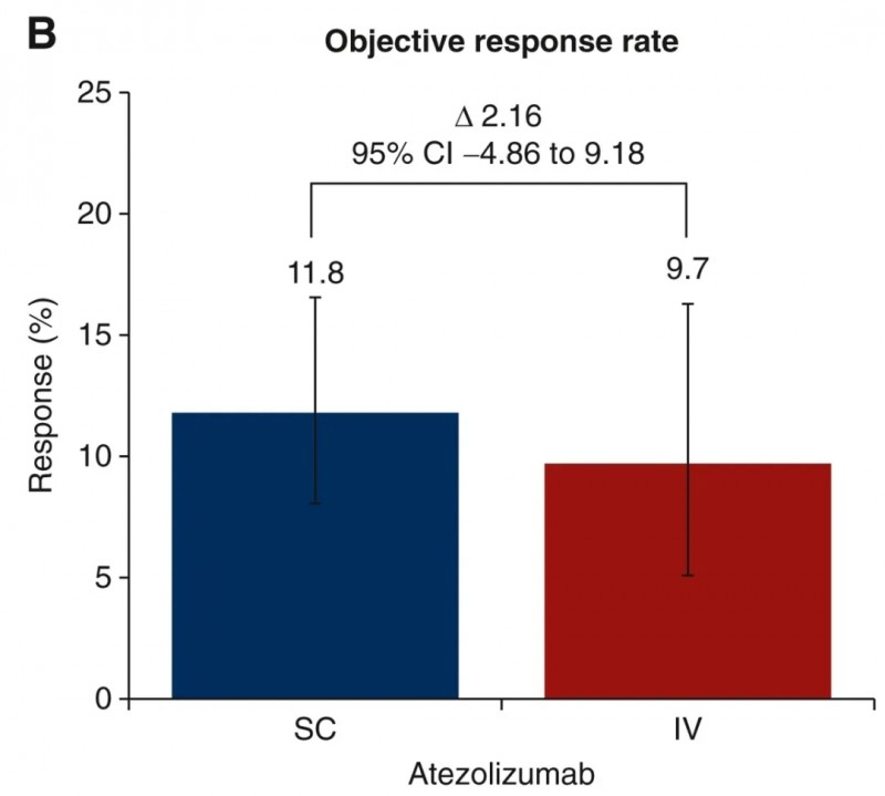 阿替丽珠单抗皮下注射剂的客观缓解率