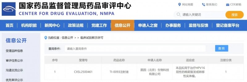 TI-0093临床试验获批