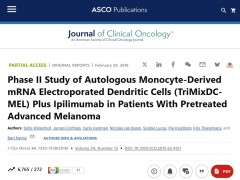 复杂转移有救了！DC疫苗TriMixDC-MEL联合伊匹木单抗让34%患者活过3年，控病率高达51%