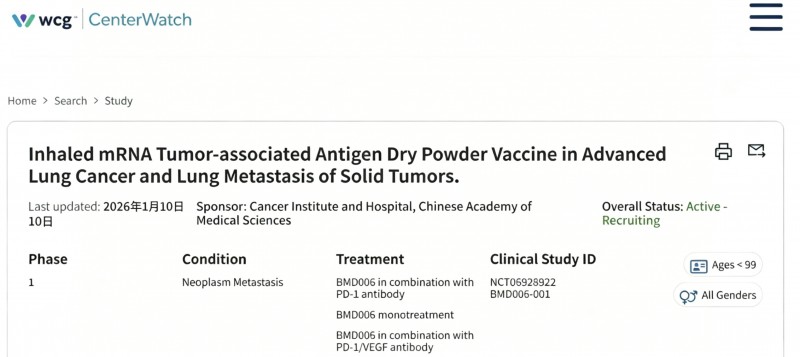 2026年这些肺癌疫苗正悄然改变患者的生存期